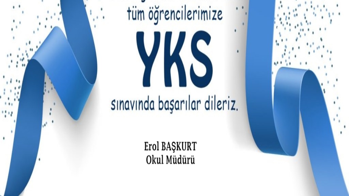 Yükseköğretim Kurumları Sınavı'nda ter dökecek tüm öğrencilerimize başarılar dileriz.